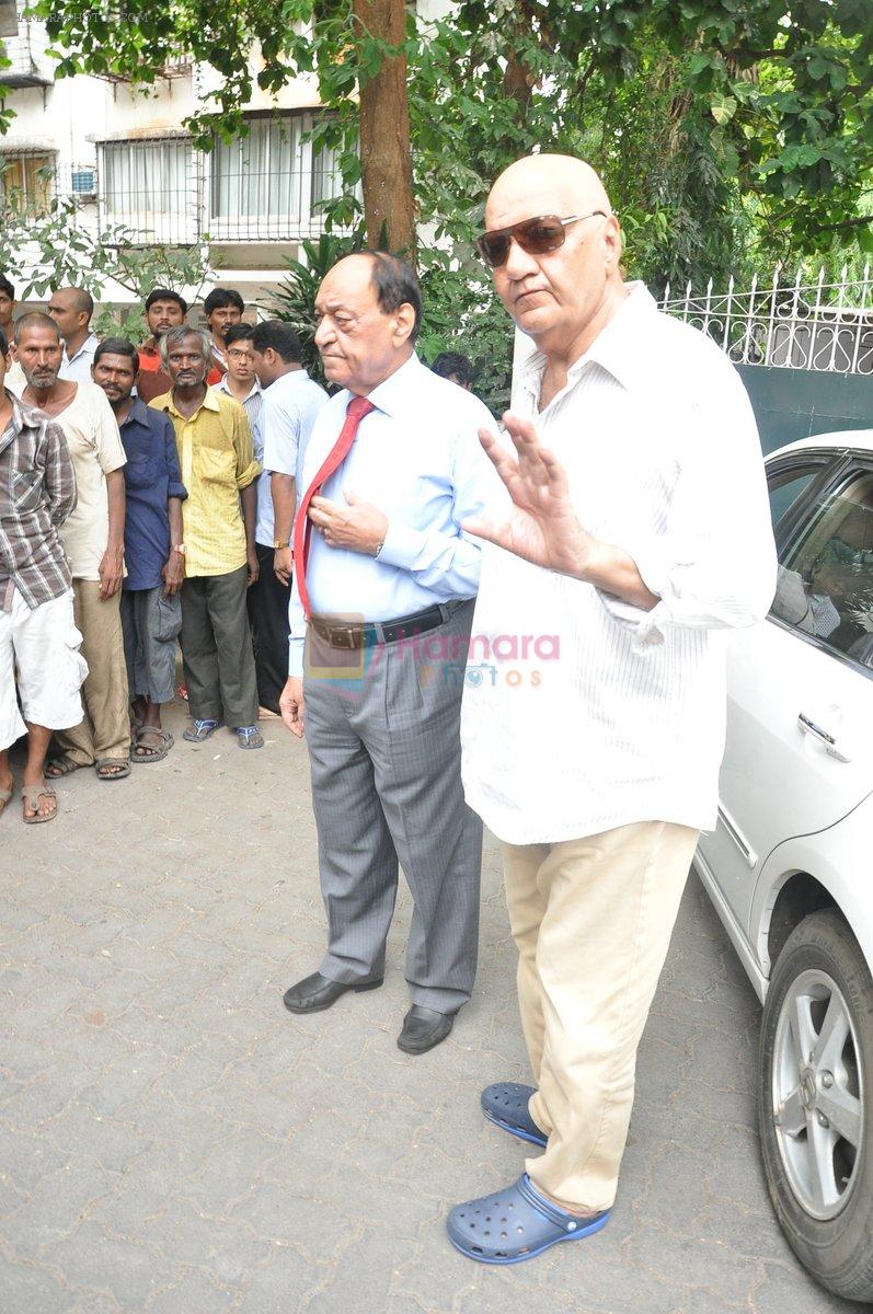 Prem Chopra at Jiah Khan's Final journey in Juhu, Mumbai on 5th June 2013