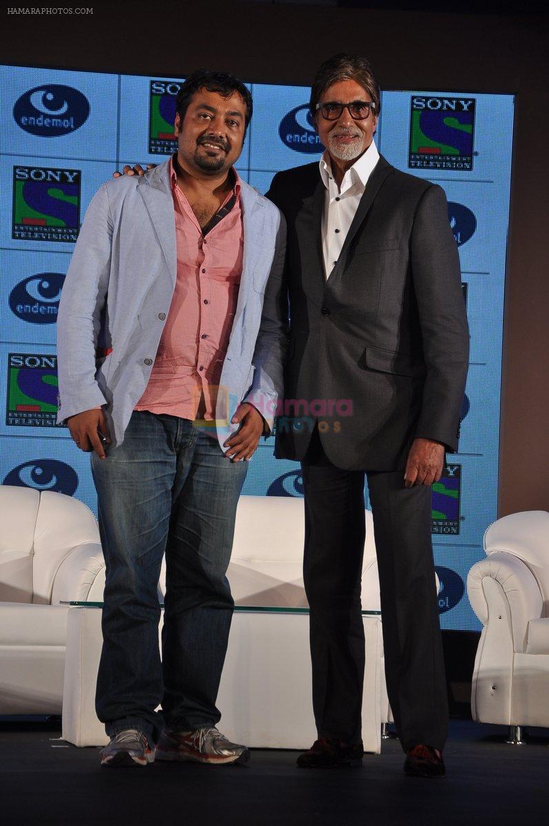Amitabh Bachchan, Anurag Kashyap at sony tv special series announcement in Juhu, Mumbai on 5th June 2013