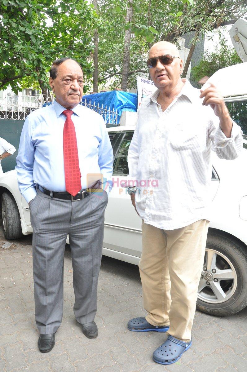 Prem Chopra at Jiah Khan's Final journey in Juhu, Mumbai on 5th June 2013