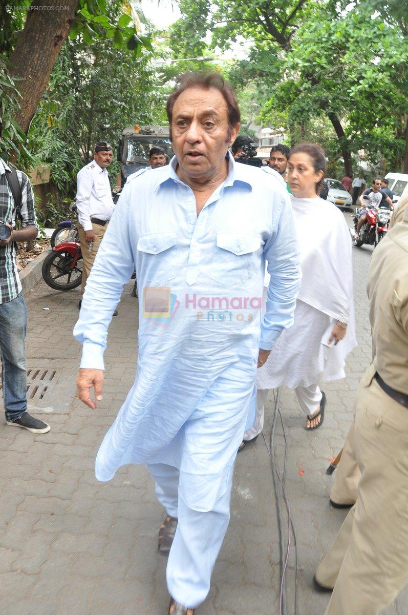 Ranjeet at Jiah Khan's Final journey in Juhu, Mumbai on 5th June 2013