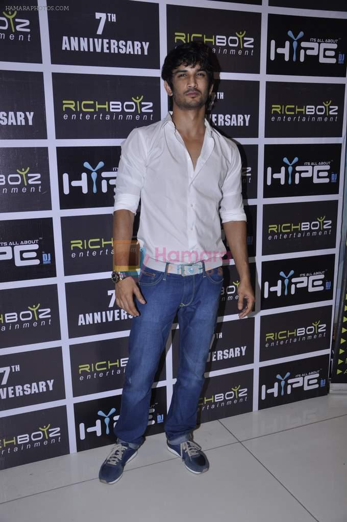 Sushant Singh Rajput at Richboyz anniversary in Hype, Mumbai on 6th June 2013