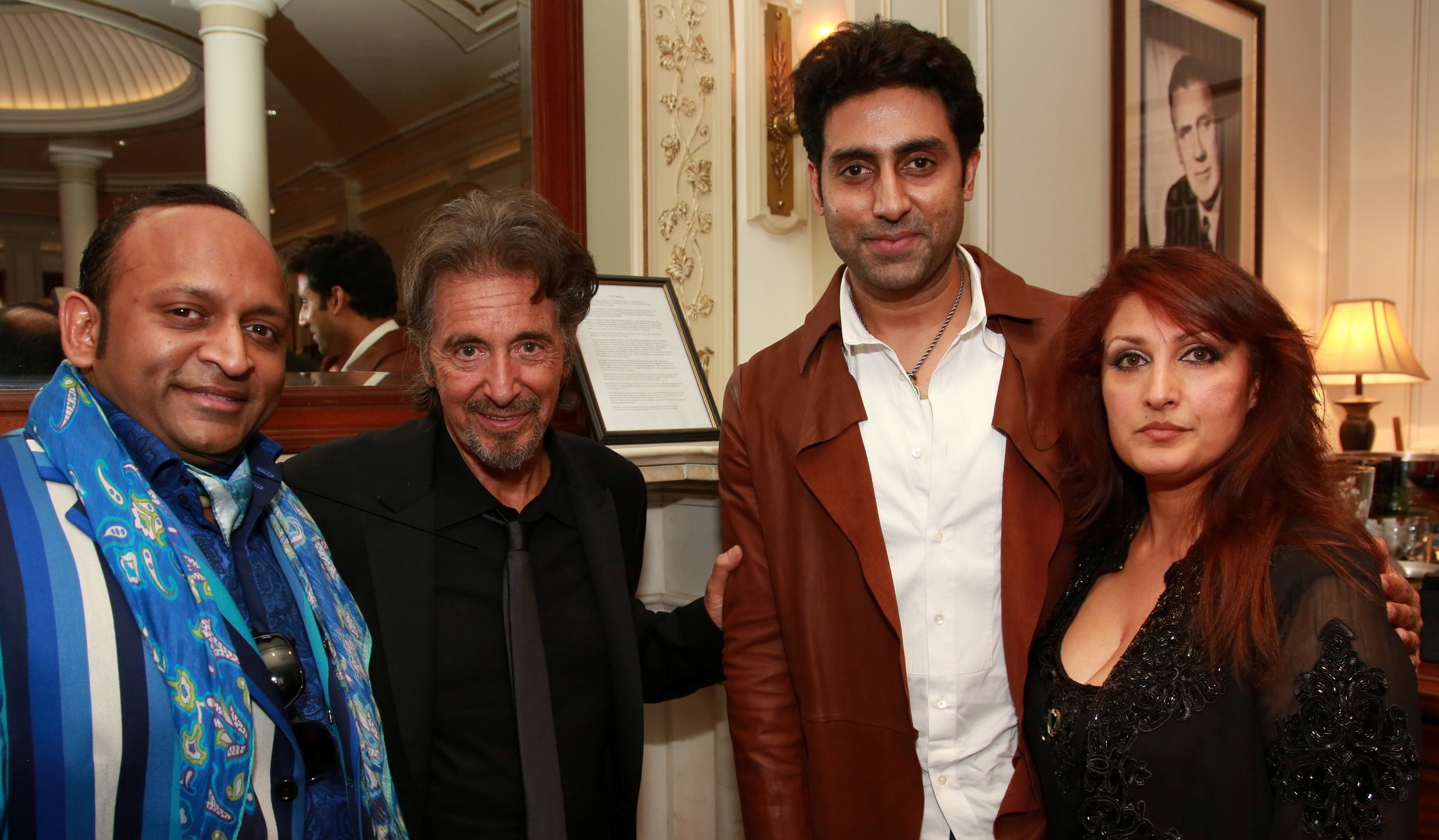 Al Pacino and Abhishek Bachchan at  _An Evening With Pacino_ on the 2nd June 2013