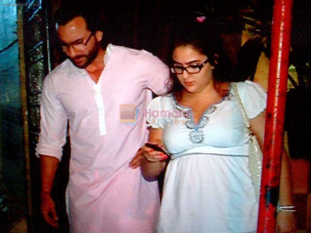 Saif Ali Khan snapped with daughter in Mumbai on 7th June 2013