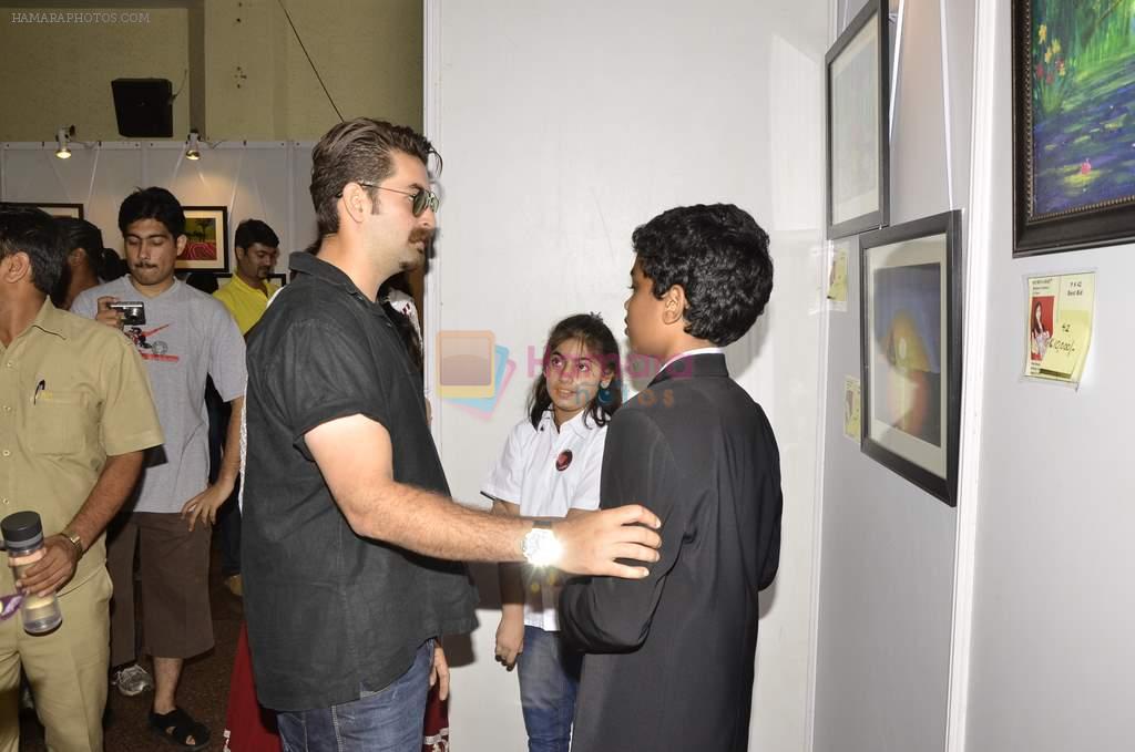 Neil Mukesh at Shortcut Romeo promotions with kids in Vidya Nidhi School, Mumbai on 9th June 2013
