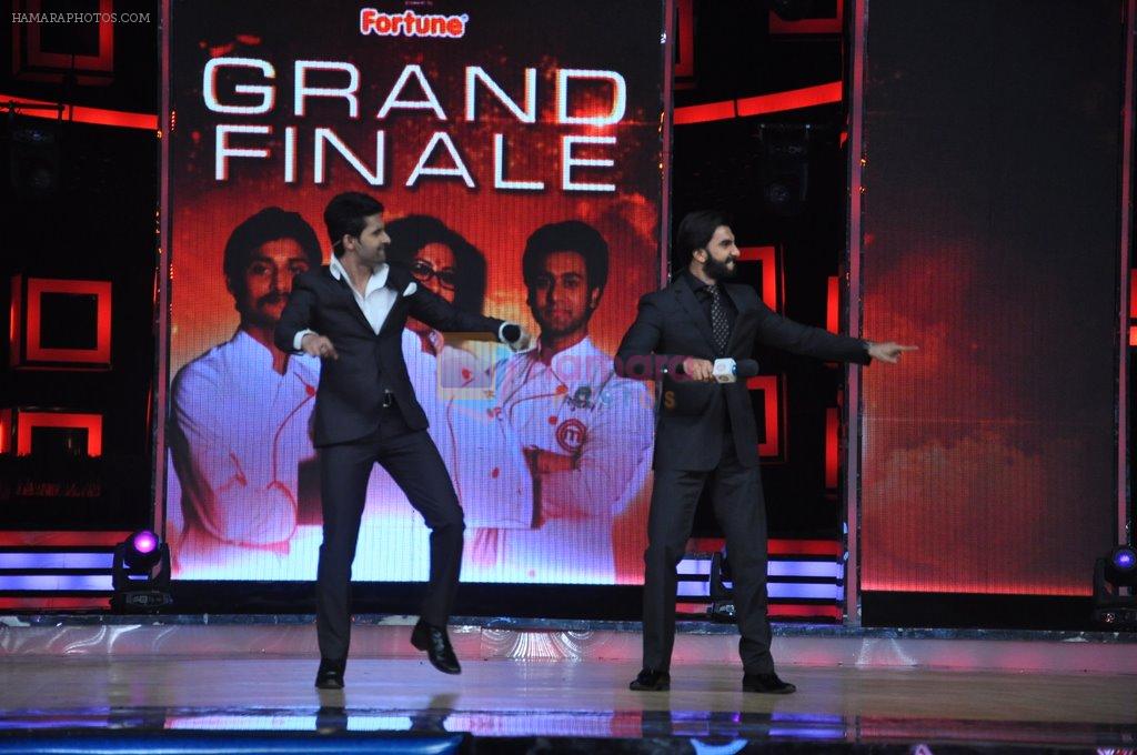 Ranveer Singh at the grand finale of Master Chef in Mumbai on 14th June 2013