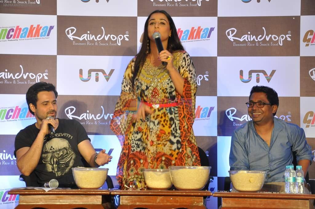 Emraan Hashmi, Vidya Balan at Ghanchakkar promotions in Mumbai on 15th June 2013