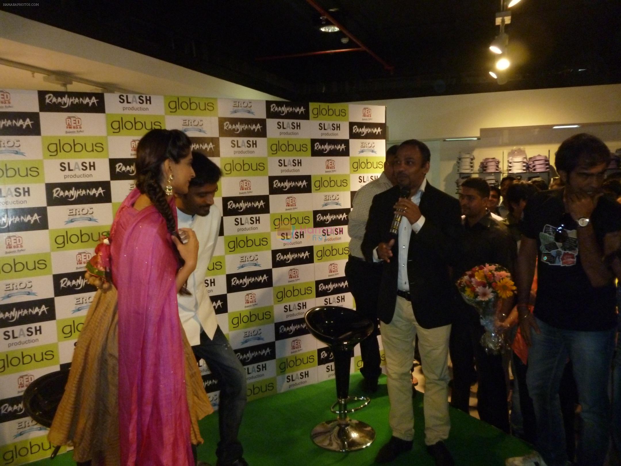 Sonam Kapoor, Dhanush at Campus Blues � Denim Fest held at Globus store in Ahmedabad on 17th June 2013