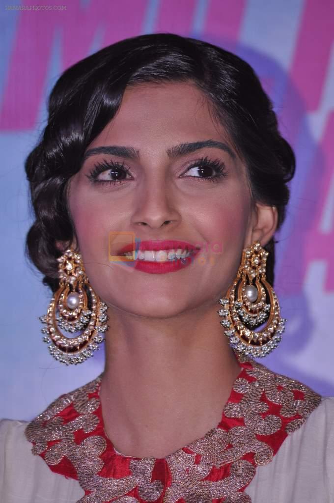 Sonam Kapoor at the Audio release of Bhaag Milkha Bhaag in PVR, Mumbai on 19th June 2013
