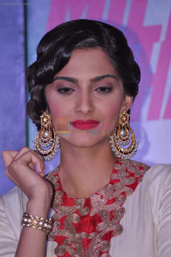 Sonam Kapoor at the Audio release of Bhaag Milkha Bhaag in PVR, Mumbai on 19th June 2013