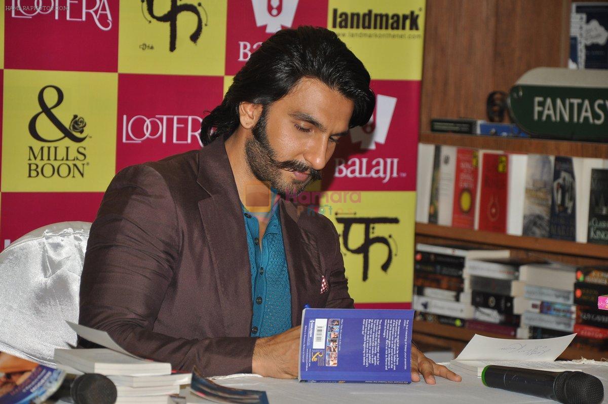 Ranveer Singh launch Lootera-Mills & Boons collector's series in Landmark, Mumbai on 25th June 2013