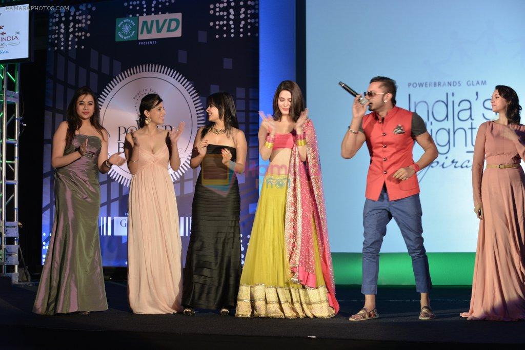 Yo Yo Honey Singh, Aditi Rao Hydari, Ankita Shorey at PowerBrands Glam 2013 in Mumbai on 26th June 2013