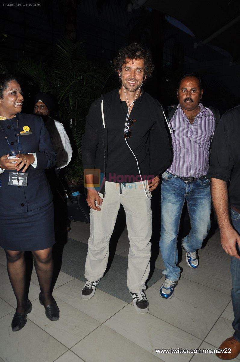 Hrithik Roshan arrives after unveiling Krishh3 look in Mumbai on 27th June 2013