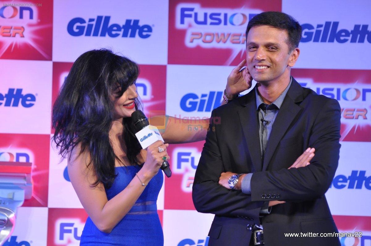 Chitrangada Singh and Rahul Dravid at Gillette Event in Mumbai on 27th June 2013