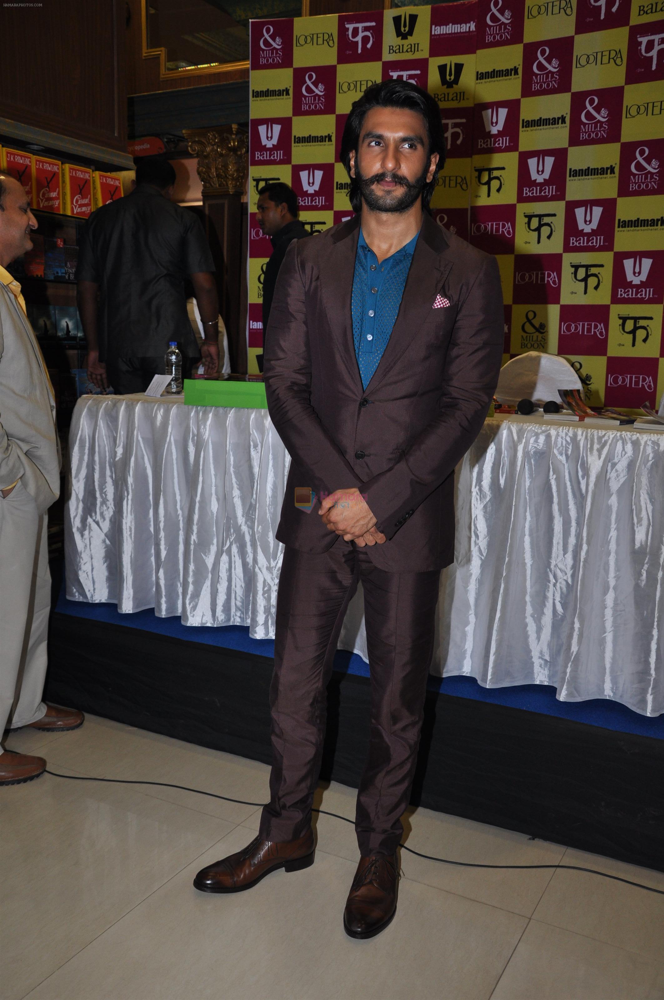 Ranveer Singh at Mills & Boon launches film Lootera collection on 27th June 2013