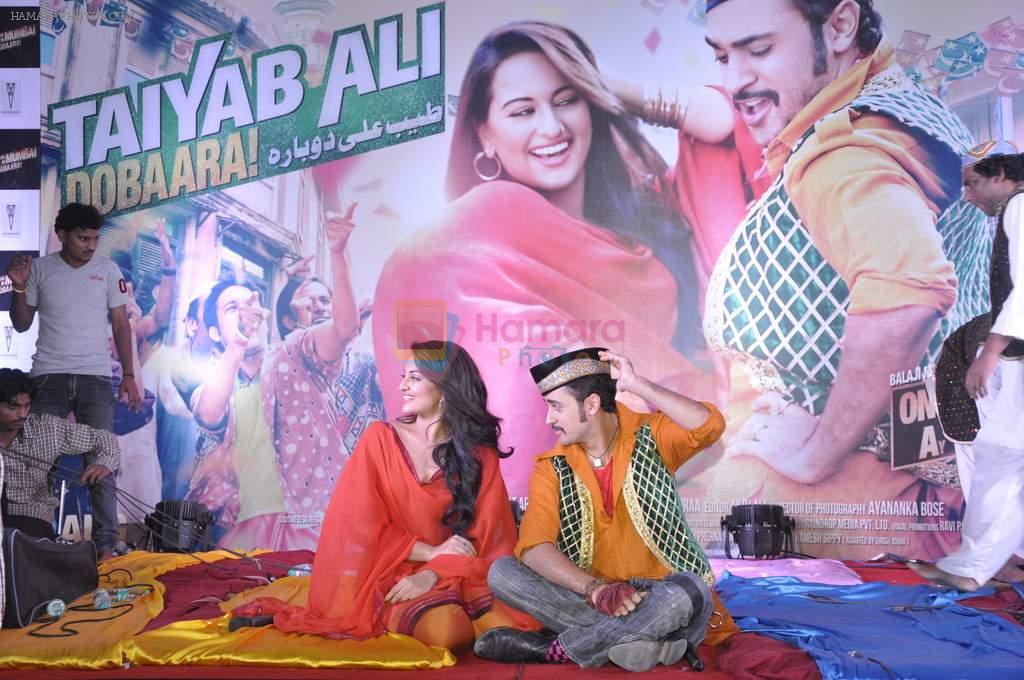 Imran Khan, Sonakshi Sinha at the Launch of Song Tayyab Ali from the movie Once Upon A Time In Mumbai Dobaara in Mumbai on 28th June 2013