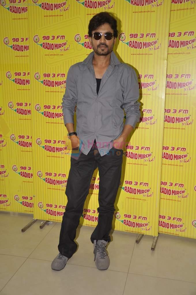 Irrfan Khan at D-day promotions at Radio Mirchi in Lower Parel, Mumbai on 29th June 2013