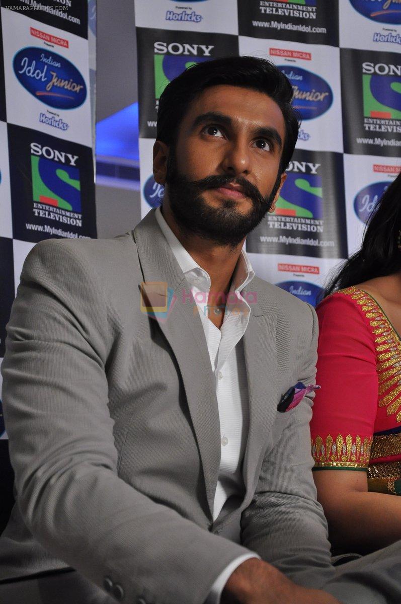 Ranveer Singh at Lootera promotions on the sets of Indian Idol junior in Mumbai on 30th June 2013