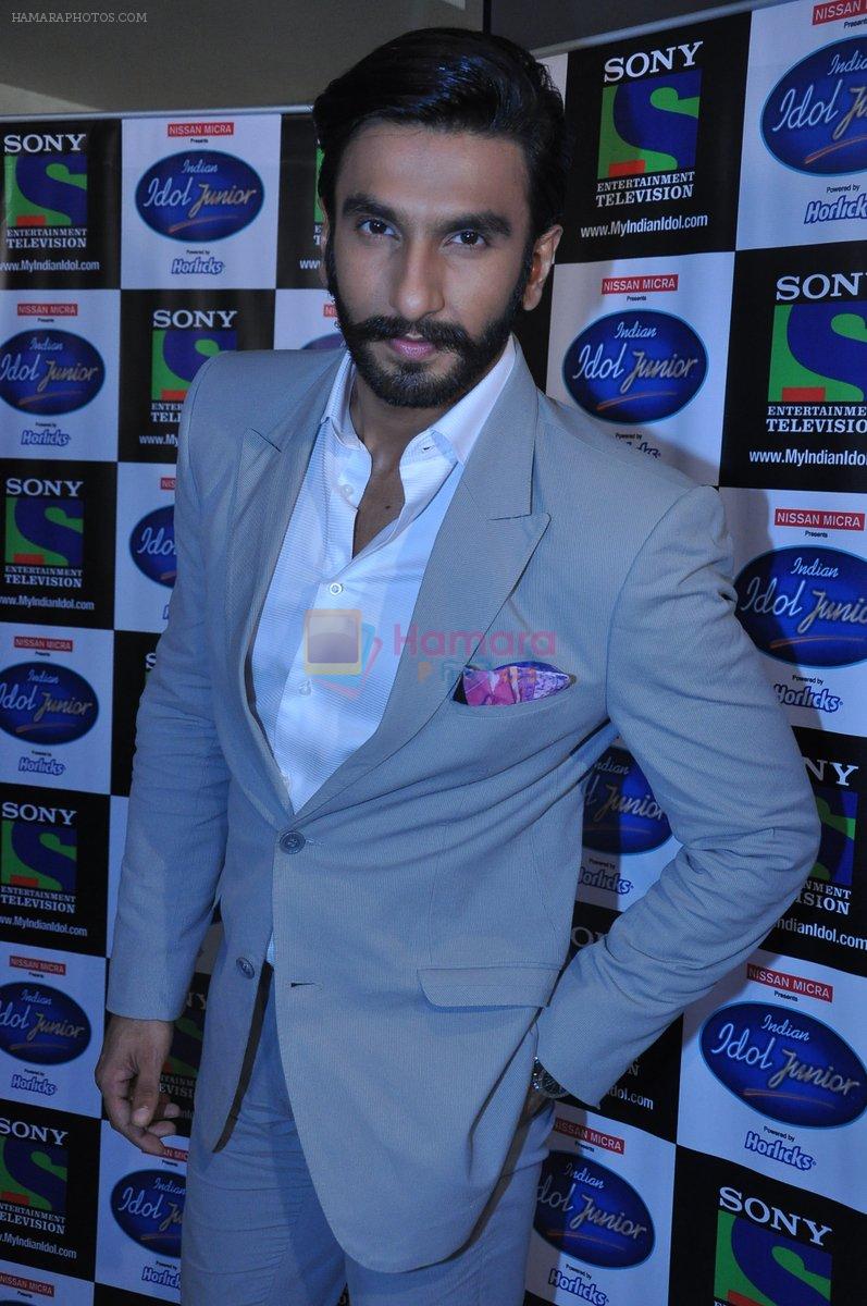 Ranveer Singh at Lootera promotions on the sets of Indian Idol junior in Mumbai on 30th June 2013