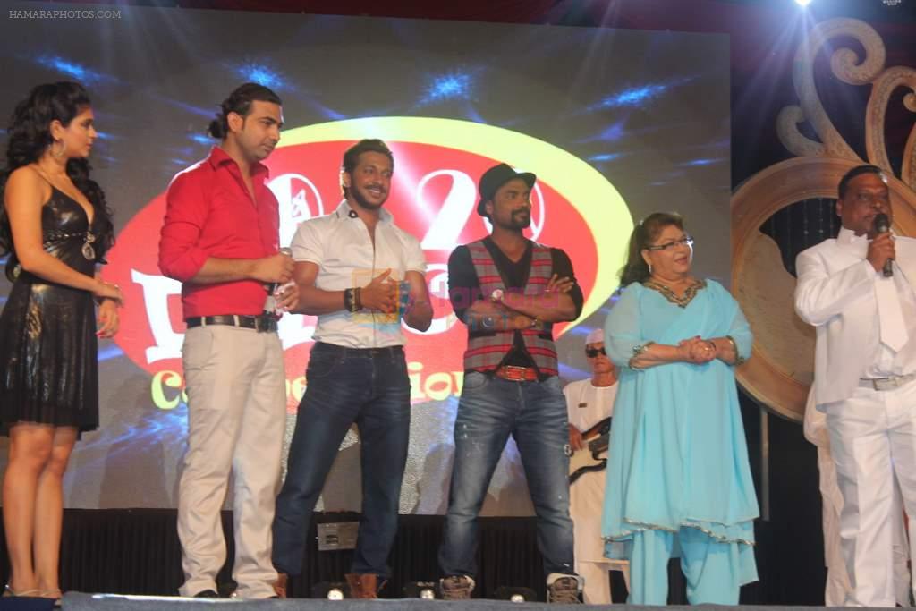 Saroj Khan, Terence Lewis, Remo D Souza at dance competition in Andheri Sports Complex, Mumbai on 1st July 2013