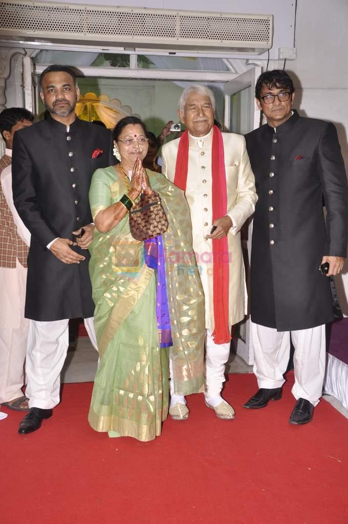 at Ramesh Deo's 50th wedding anniversary in Isckon, Mumbai on 1st July 2013
