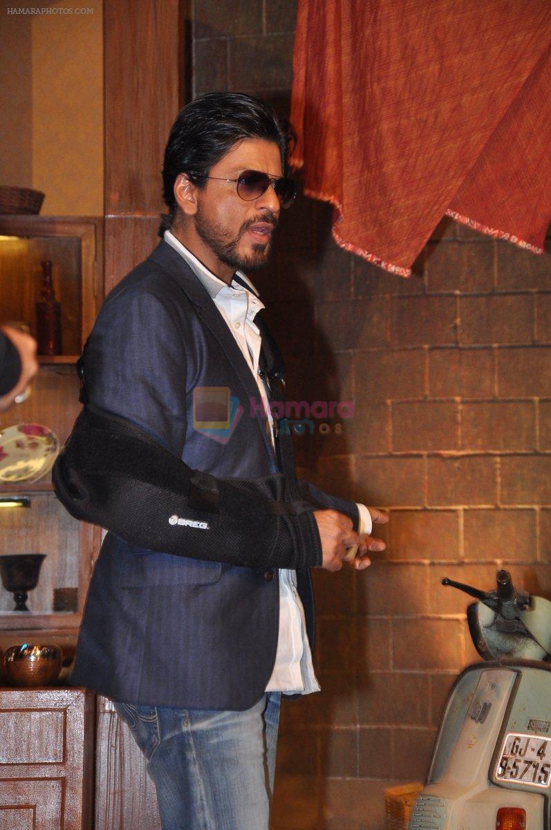 Shahrukh Khan promote Chennai Express on Comedy Circus in Mumbai on 1st July 2013