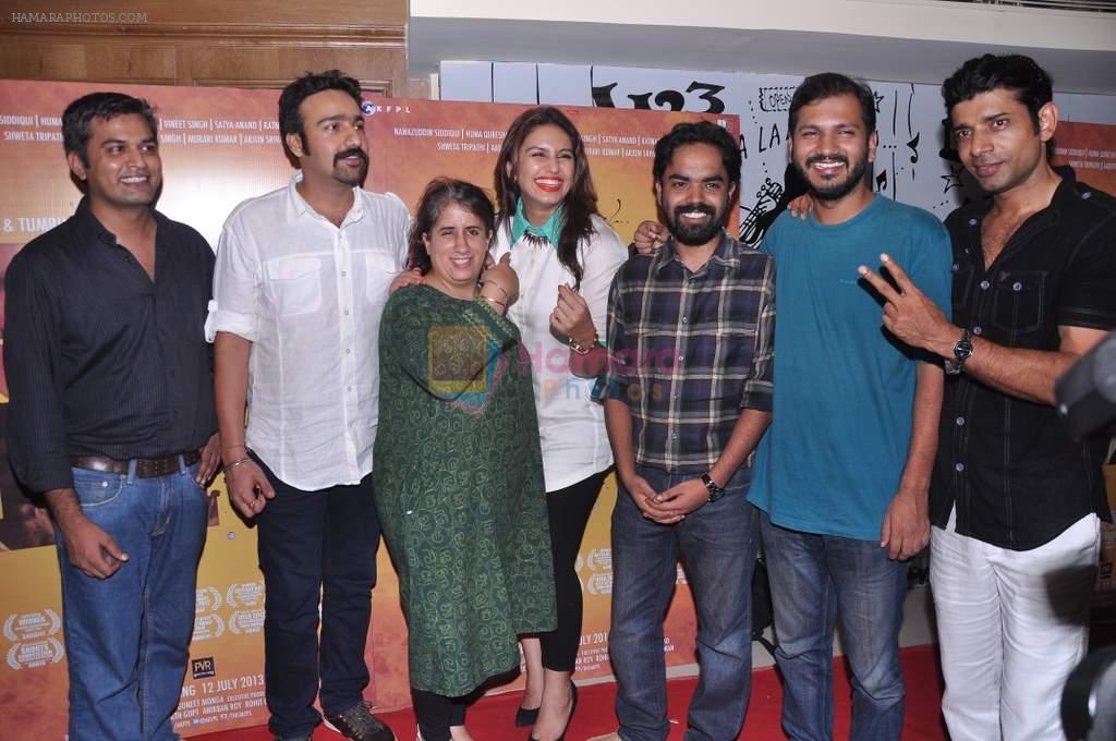 Neeraj Ghaywan, Shweta Tripathi, Huma Qureshi, Vineet Kumar Singh at the Special screening of Shorts in Fun, Mumbai on 10th July 2013
