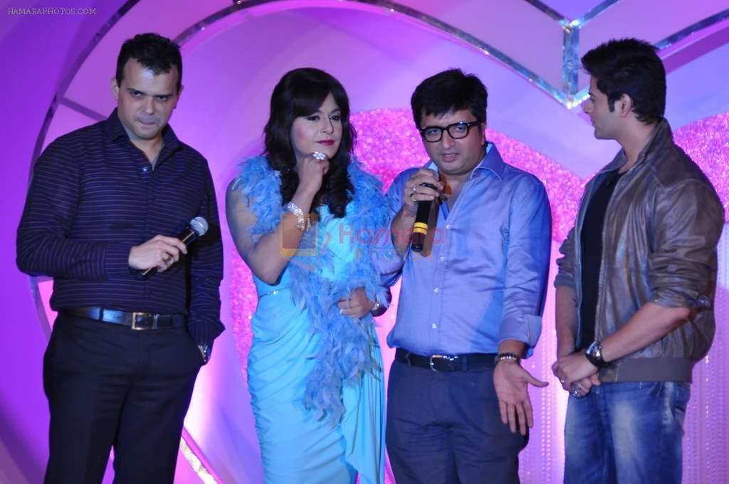 Prashant Bhatt, Gaurav Gera, Hemal Thakkar, Karan Godwani at Colors launch  Pammi Pyarelal show in BKC, Mumbai on 11th July 2013
