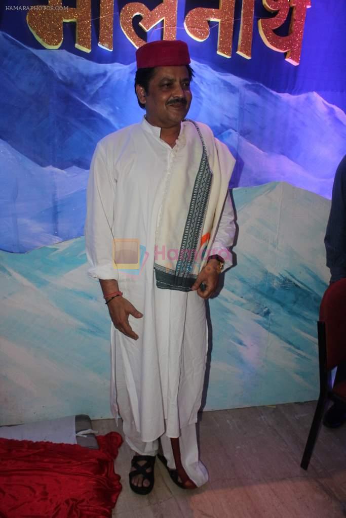 Udit Narayan at the music launch of film Jai Bholenath in Raheja Classic, Mumbai on 12th July 2013