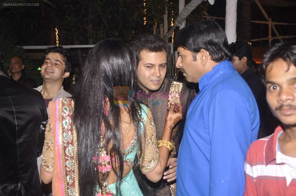 Shweta Tiwari, Abhinav Kohli at Shweta Tiwari's sangeet in Sheesha Lounge, Mumbai on 12th July 2013