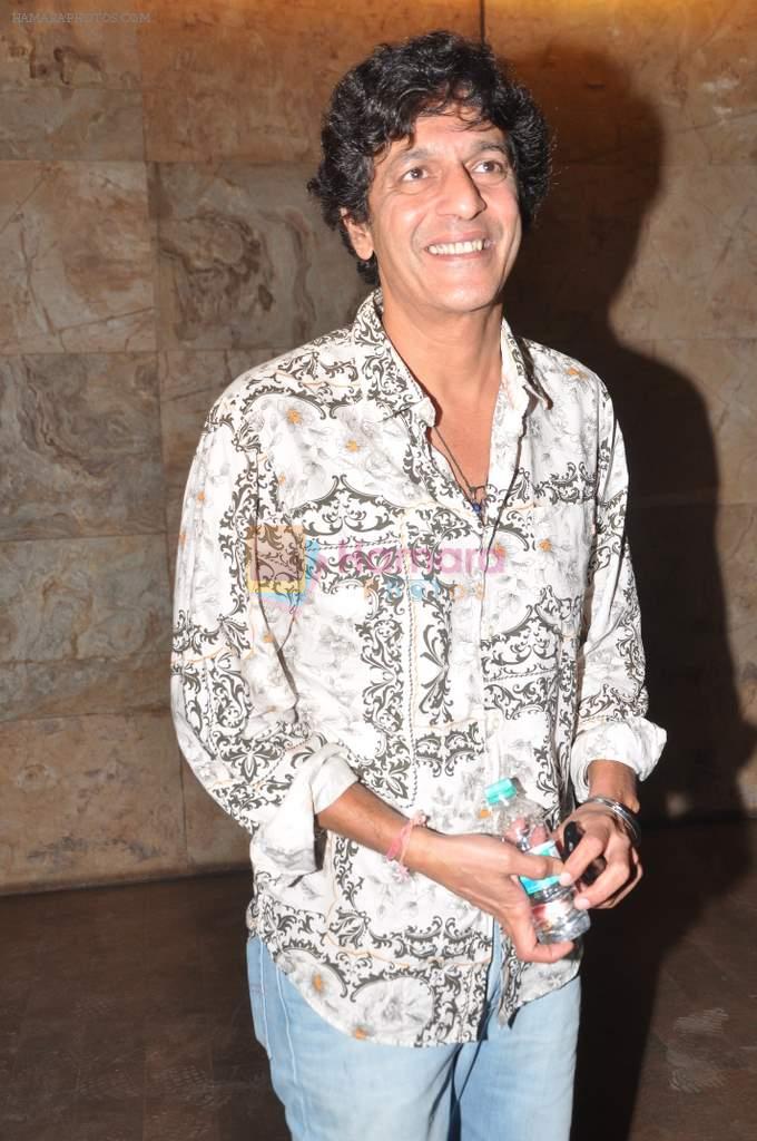 Chunky Pandey at D-day special screening in Lightbox, Mumbai on 14th July 2013