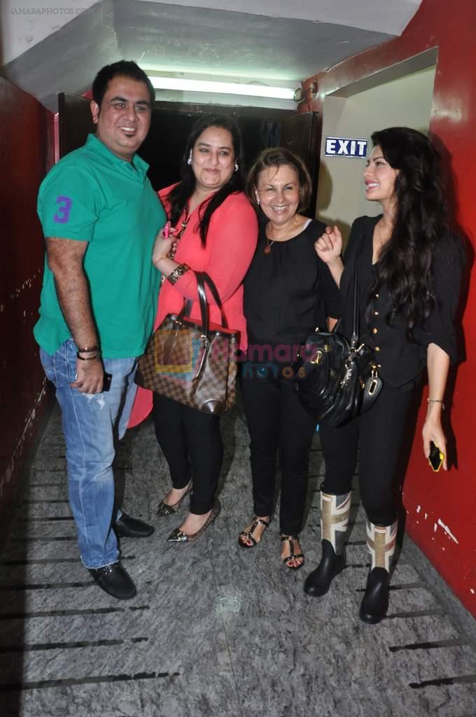 Jacqueline Fernandez at Ramaiya Vastavaiya screening in Pvr, Mumbai on 18th July 2013
