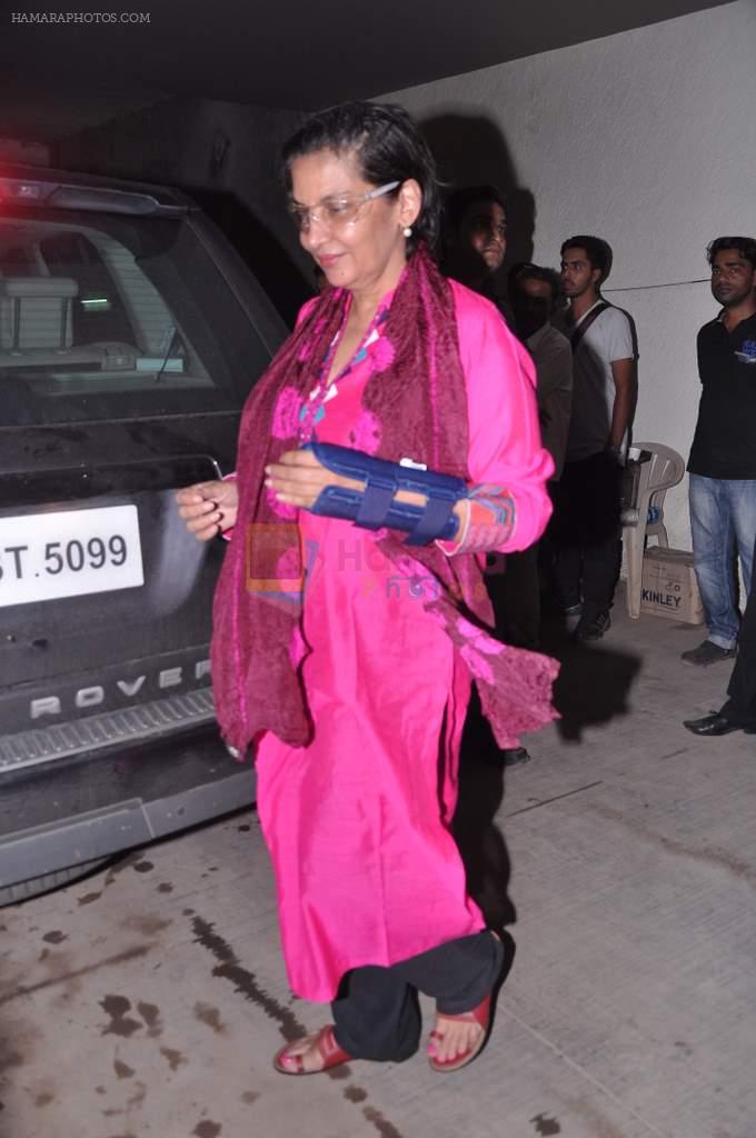 Shabana Azmi at D-day special screening in Light Box, Mumbai on 18th July 2013