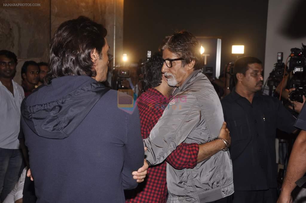 Amitabh Bachchan at D-day special screening in Light Box, Mumbai on 18th July 2013