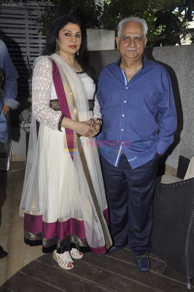 Ramesh Sippy, Kiran Juneja at the launch of TV Serial Buniyad in Bandra, Mumbai on 20th July 2013