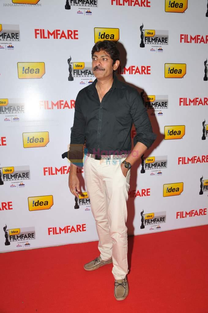 Jagapathy Babu on the Red Carpet of _60the Idea Filmfare Awards 2012