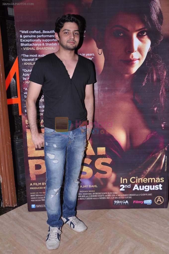 Shadab Kamal at Ba. Pass film promotions in PVR, Mumbai on 22nd July 2013