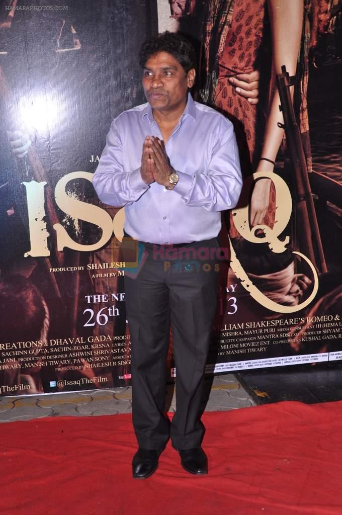 Johnny Lever at Issaq premiere in Mumbai on 25th July 2013