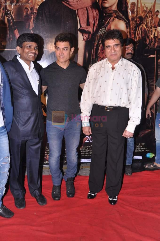 Aamir Khan, Raj Babbar at Issaq premiere in Mumbai on 25th July 2013