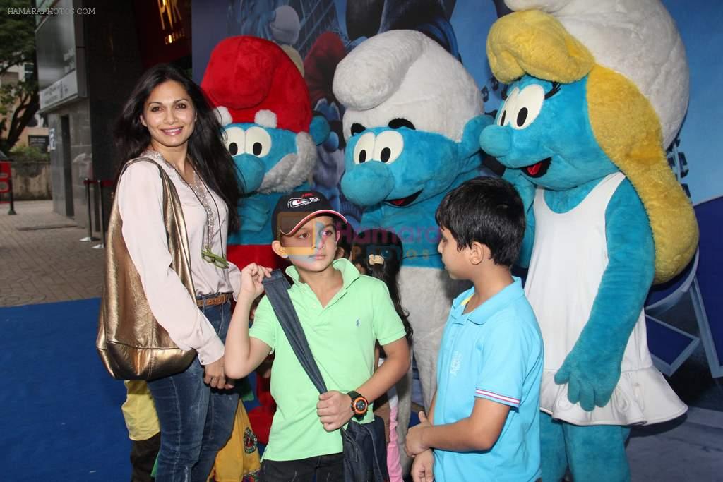 Maria Goretti at The Smurfs 2 premiere in Mumbai on 28th July 2013