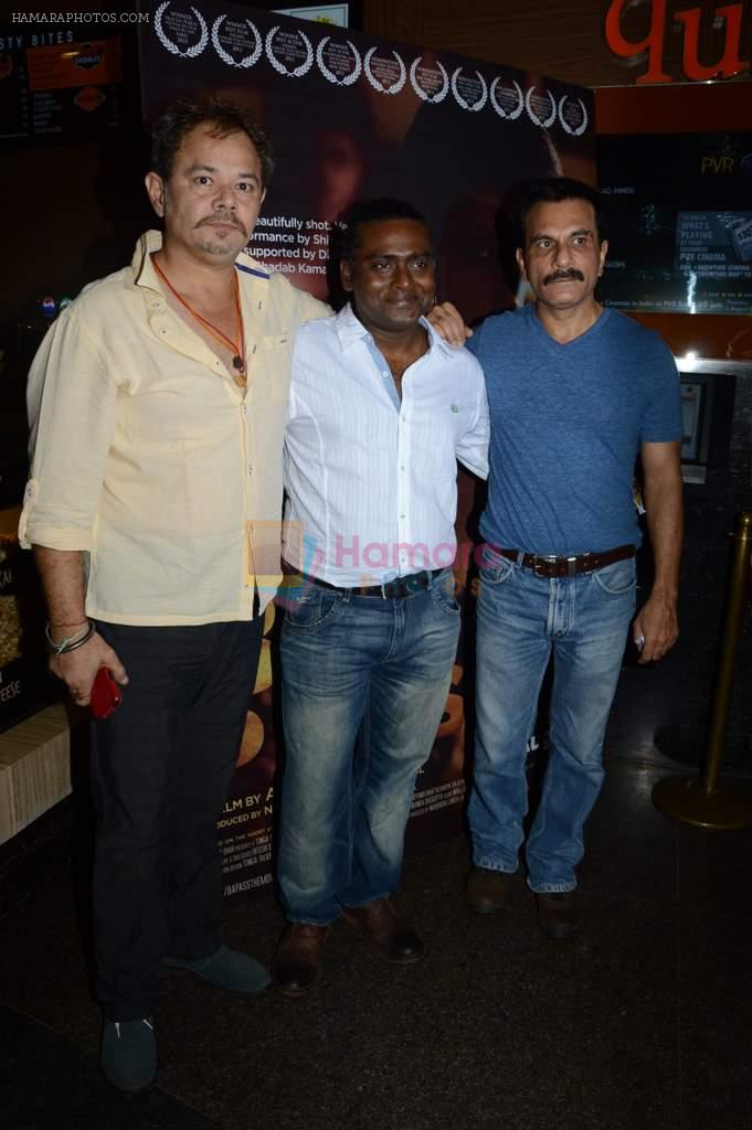 Raj Zutshi, Dibyendu Bhattacharya, Pawan Malhotra  at Screening of the film B.A. Pass in Mumbai on 1st Aug 2013