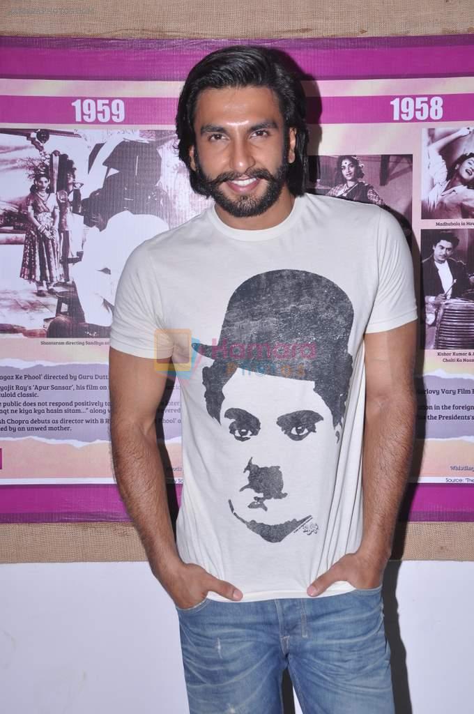 Ranveer Singh share experience about Lootera in Whistling Woods, Mumbai on 1st Aug 2013