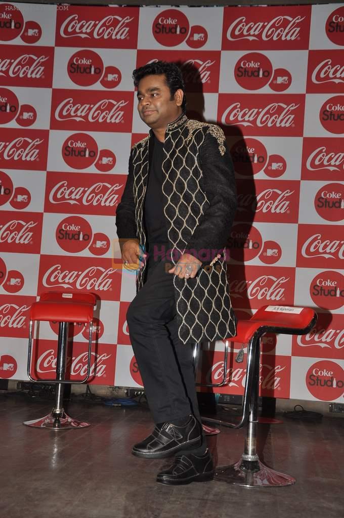 A R Rahman at MTV Season 3 in Blue Frog, Mumbai on 1st Aug 2013