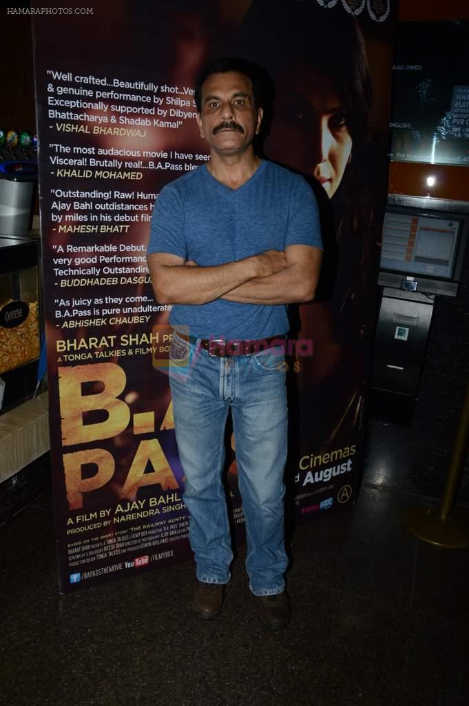 Pawan Malhotra at Screening of the film B.A. Pass in Mumbai on 1st Aug 2013