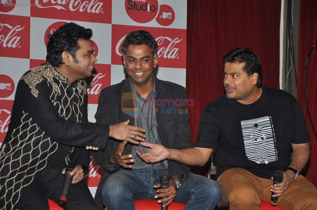A R Rahman at MTV Season 3 in Blue Frog, Mumbai on 1st Aug 2013