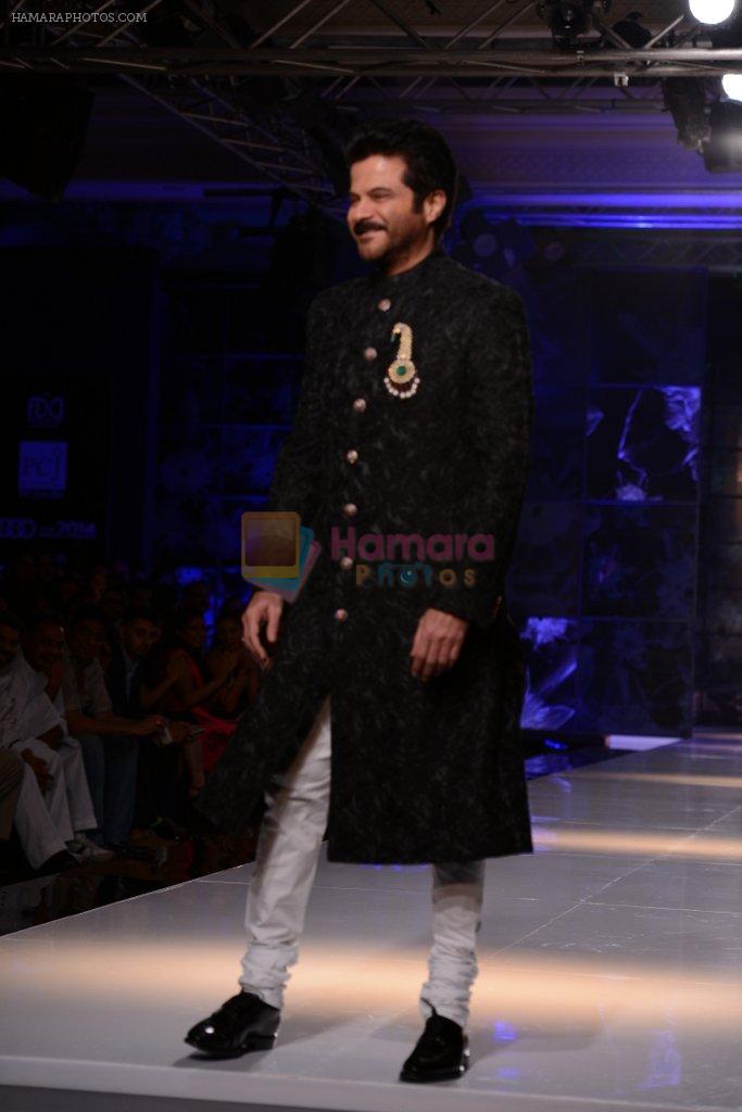 Anil Kapoor walk for Masaba-Satya Paul for PCJ Delhi Couture Week on 2nd Aug 2013