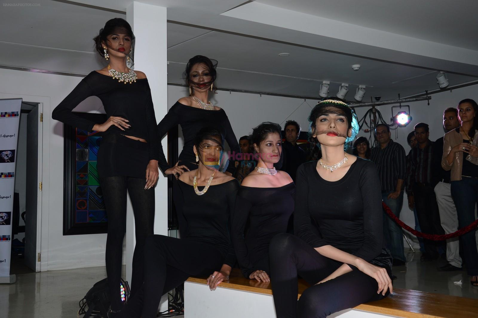 at M F husain paintings and Amanaya art and Sagar Samir International Jewellery Fashion show in Kala Ghoda, Mumbai on 3rd Aug 2013