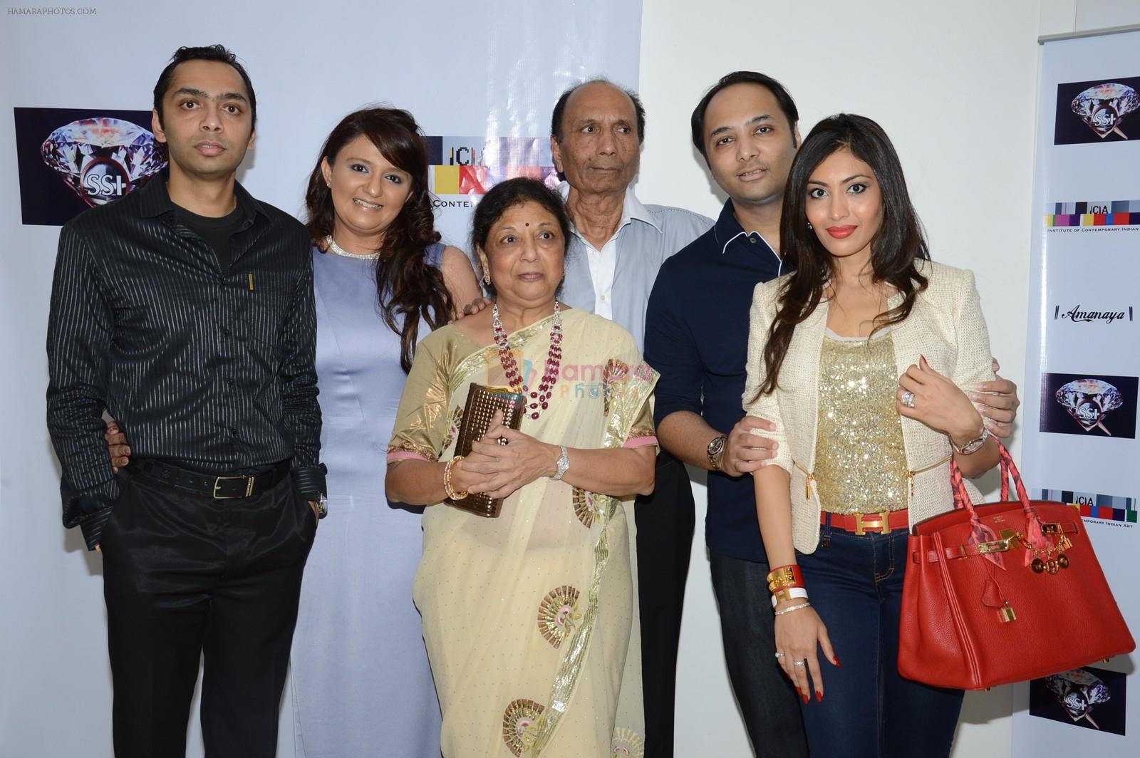 at M F husain paintings and Amanaya art and Sagar Samir International Jewellery Fashion show in Kala Ghoda, Mumbai on 3rd Aug 2013