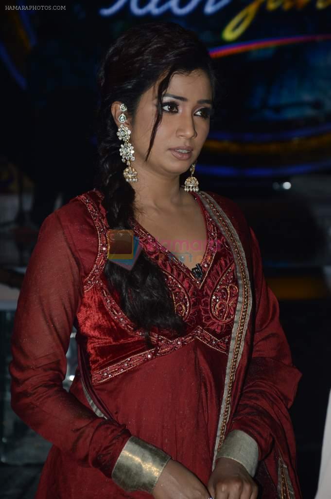 Shreya Ghoshal on the sets of Indian Idol Junior Eid Special in Mumbai on 4th Aug 2013
