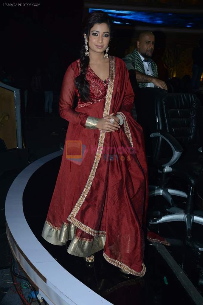 Shreya Ghoshal on the sets of Indian Idol Junior Eid Special in Mumbai on 4th Aug 2013