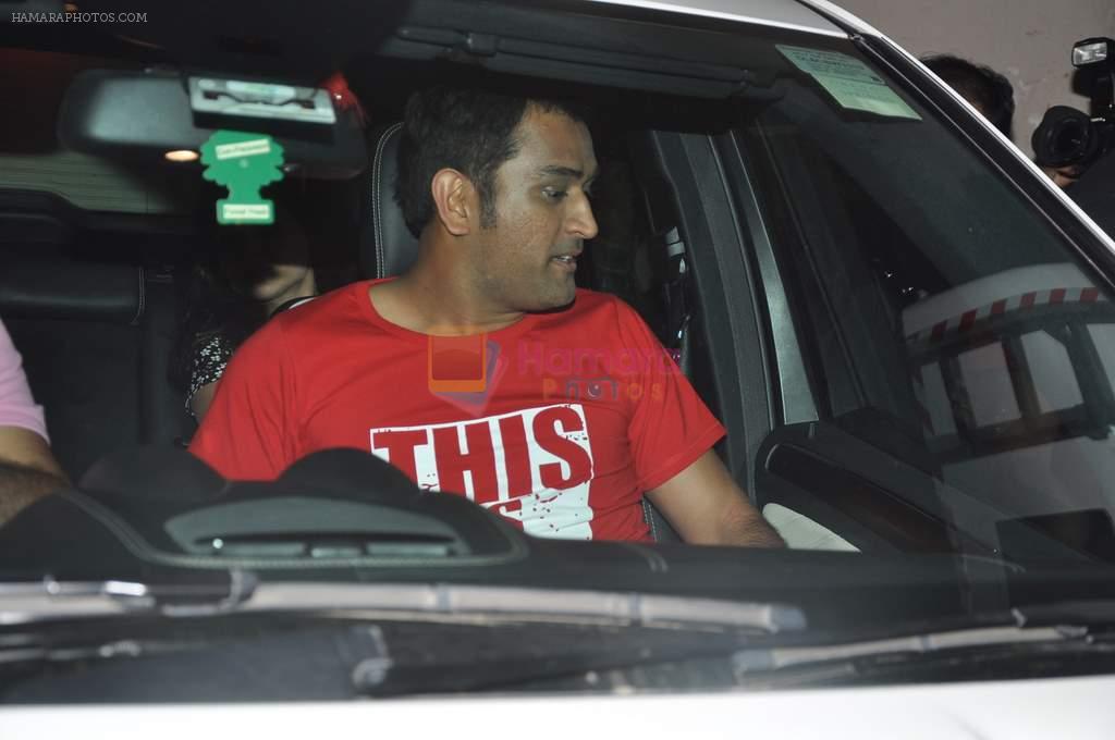 Mahendra Singh Dhoni snapped during photoshoot at Mehboob Studios in Mumbai on 6th Aug 2013